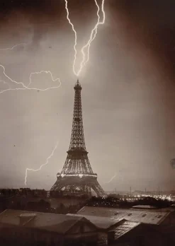 Affiches D'Art|Affiches D'Art Encadrées<Boutiques de musées La Tour Eiffel foudroyée I/II (affiches d'art)