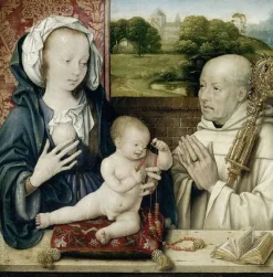 Panneaux Aluminium|Panneaux Acryliques<Boutiques de musées La Vierge et l'Enfant avec Saint Bernard (panneaux aluminium)