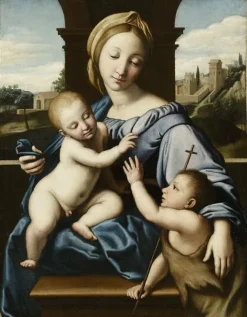 Boutiques de musées La Vierge à l'Enfant avec saint Jean (affiches d'art) New