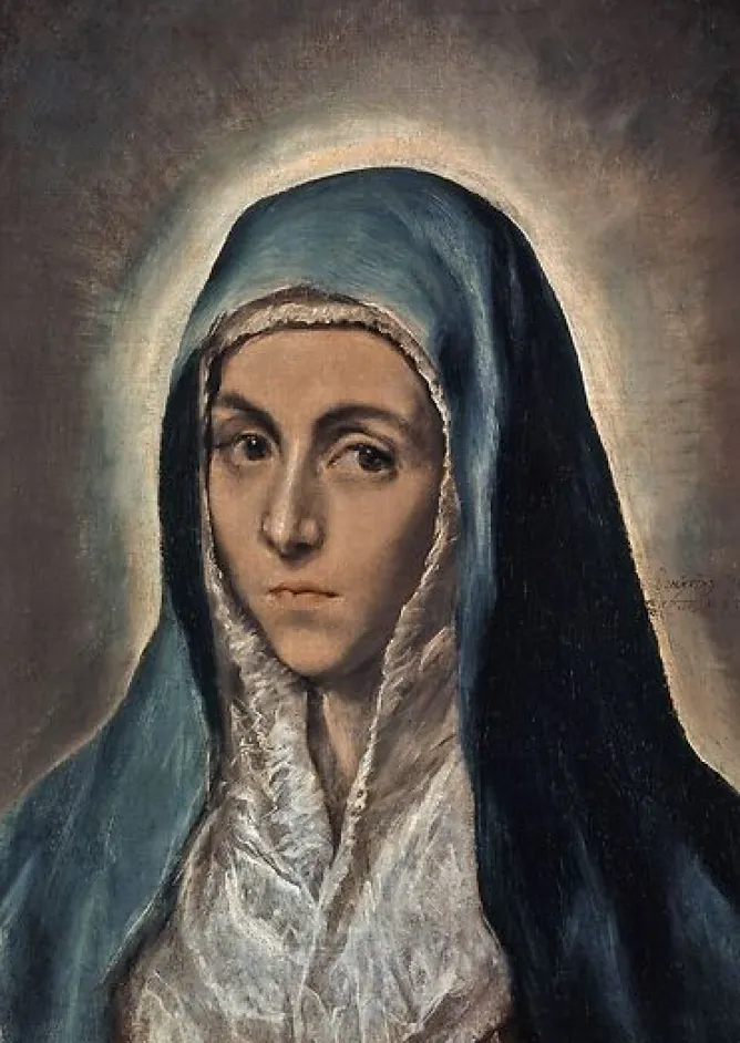 Boutiques de musées La Vierge Marie (affiches d'art encadrées) New