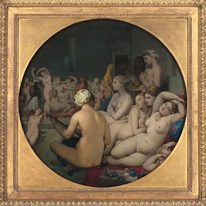 Boutiques de musées Le Bain turc (toiles encadrées) Clearance