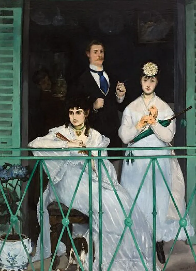 Boutiques de musées Le Balcon (détail) (affiches d'art encadrées) Discount