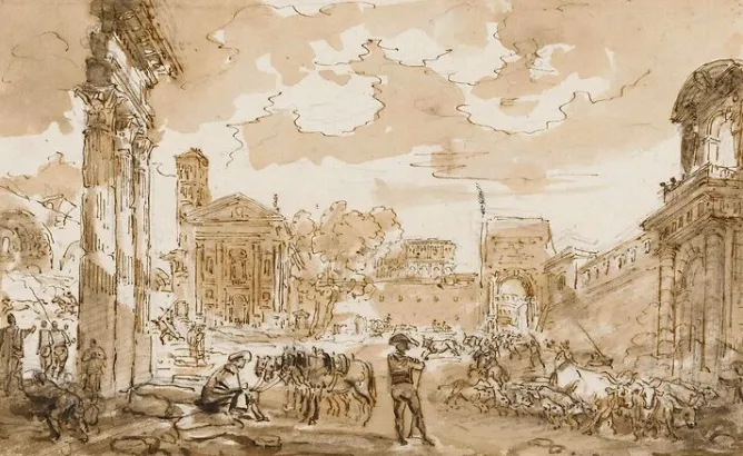 Boutiques de musées Le Campo Vaccino (toiles encadrées) Best