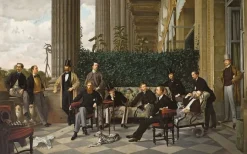 Boutiques de musées Le Cercle de la rue Royale (détail), 1866 (panneaux acryliques) Outlet