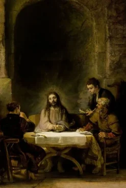 Boutiques de musées Le Christ se révélant aux pèlerins d'Emmaüs (toiles sur châssis) Online