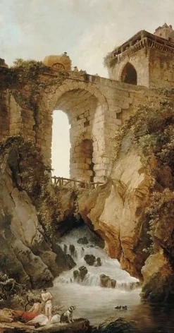 Affiches D'Art|Affiches D'Art Encadrées<Boutiques de musées Le grand pont ou le torrent (affiches d'art)