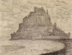 Boutiques de musées Le Mont de Saint-Michel dans la brume (panneaux aluminium)