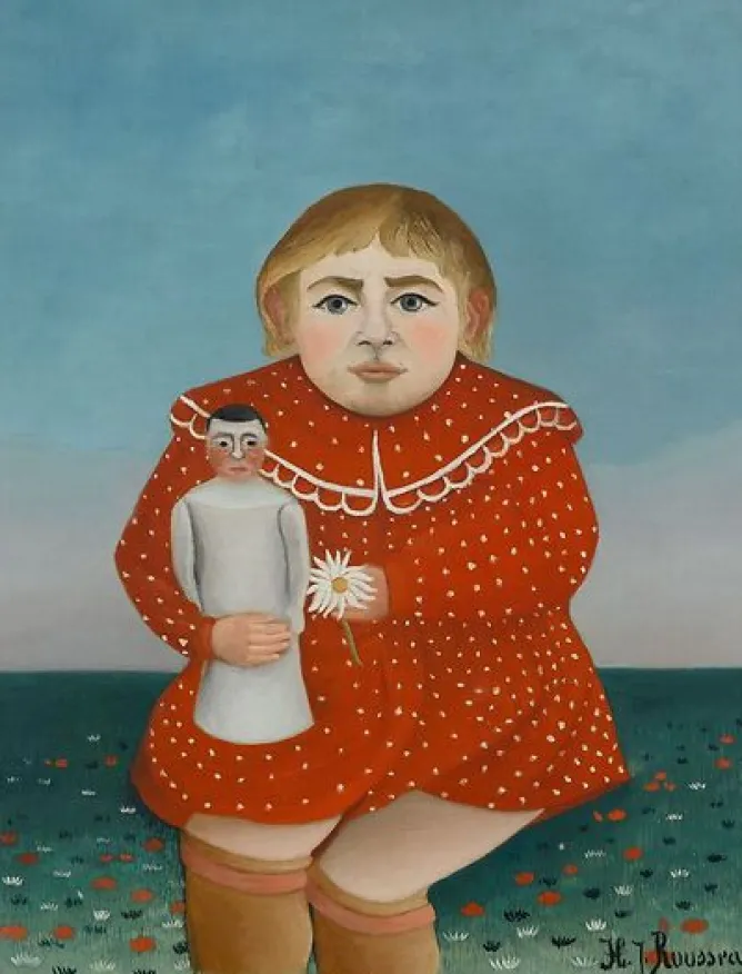 Affiches D'Art|Affiches D'Art Encadrées<Boutiques de musées L'enfant à la poupée (affiches d'art)
