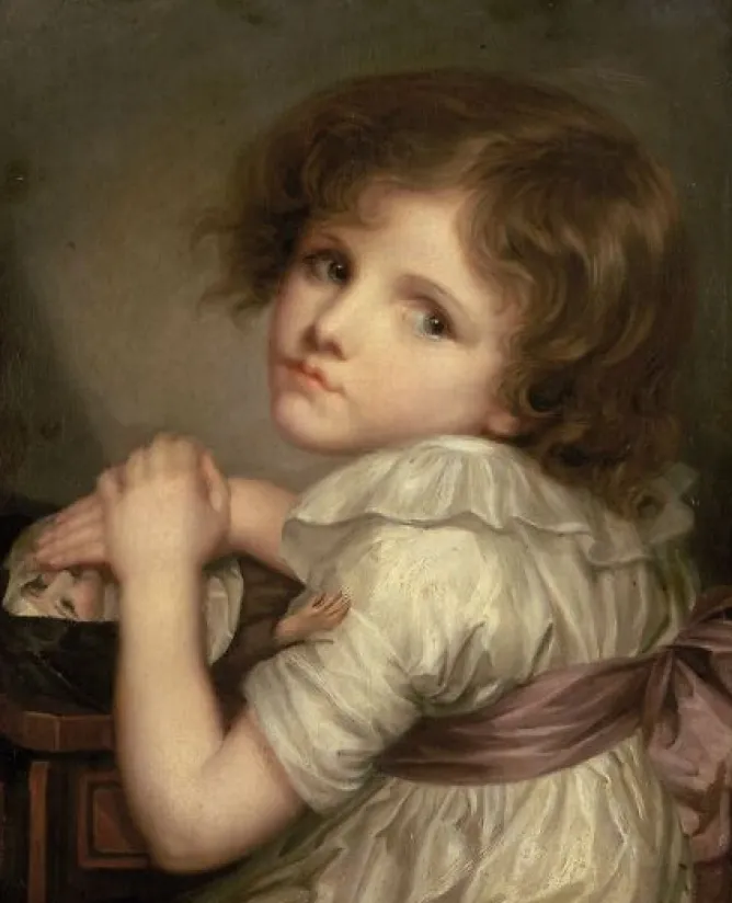 Boutiques de musées L'Enfant à la poupée (panneaux acryliques)
