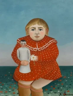 Boutiques de musées L'enfant à la poupée (toiles sur châssis) Best