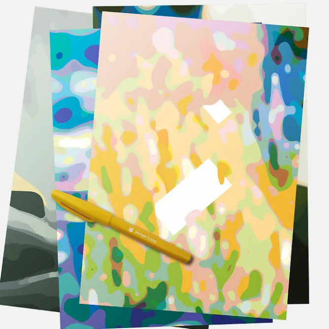 Accessoires De Bureau<Boutiques de musées Le Pli postal Papier Tigre - Musée de l'Orangerie - A4