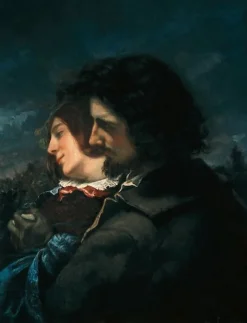 Boutiques de musées Les Amants dans la campagne, sentiments du jeune âge dit aussi Les Amants heureux (affiches d'art) Discount