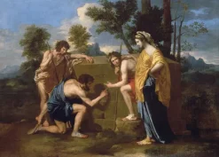 Boutiques de musées Les Bergers d'Arcadie dit aussi "Et in Arcadia Ego" (toiles sur châssis)