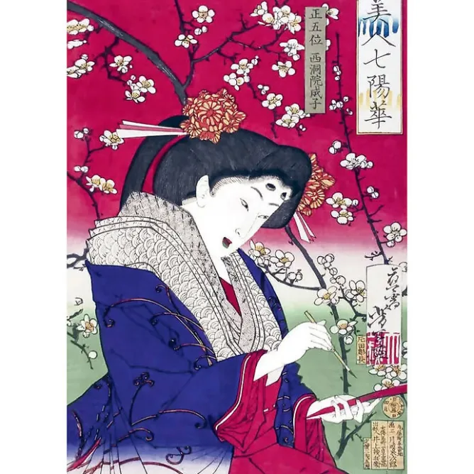 Livres D'Art<Boutiques de musées Les cerisiers en fleur par les grands maîtres de l'estampe japonaise (coffret)