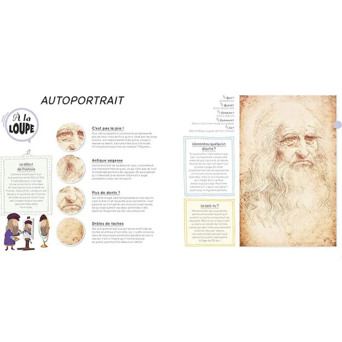 Boutiques de musées Les 10 chefs-d'œuvre de Léonard de Vinci racontés aux enfants Hot