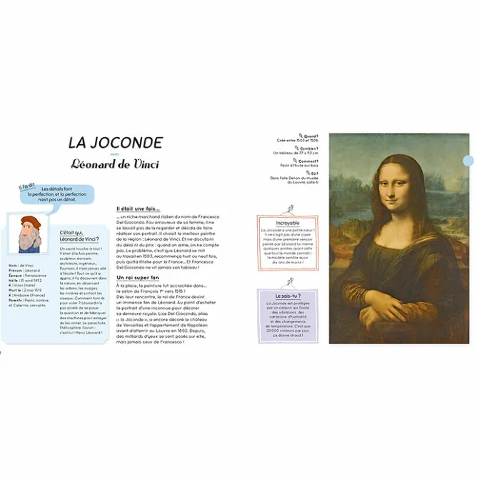 Livres Jeunesse<Boutiques de musées Les 10 chefs-d'œuvre du Louvre racontés aux enfants