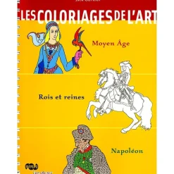 Boutiques de musées Les coloriages de l'art Moyen Âge, Rois et reines, Napoléon Discount