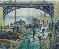 Boutiques de musées Les Déchargeurs de charbon (affiches d'art encadrées) Best