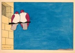 Boutiques de musées Les Deux Pigeons, 1921 (panneaux aluminium) Clearance