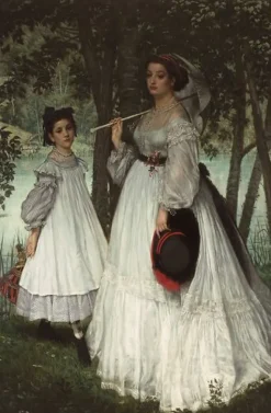 Toiles Encadrées|Toiles Sans Cadre<Boutiques de musées Les deux soeurs ; dit aussi Portraits dans un parc (toiles encadrées)