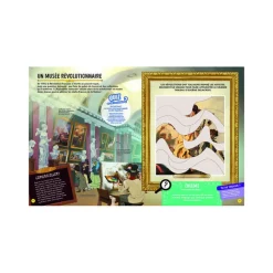 Boutiques de musées Les incollables - Mission Louvre - Énigmes stickers