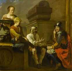 Boutiques de musées Les joueurs de morra (toiles sans cadre) Best
