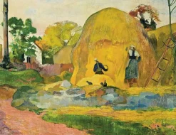 Toiles Encadrées|Toiles Sur Châssis<Boutiques de musées Les Meules jaunes, dit aussi La Moisson blonde (détail) (toiles encadrées)
