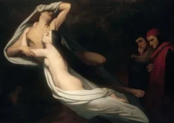Toiles Sans Cadre|Toiles Sur Châssis<Boutiques de musées Les Ombres de Francesca da Rimini et de Paolo Malatesta apparaissent à Dante et à Virgile (toiles sans cadre)
