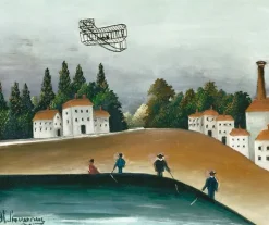 Boutiques de musées Les Pêcheurs à la ligne (panneaux acryliques) Discount