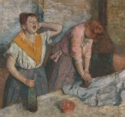 Boutiques de musées Les repasseuses (affiches d'art encadrées)