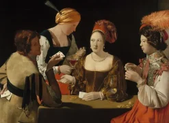 Boutiques de musées Le Tricheur à l'as de carreau (panneaux acryliques) Outlet