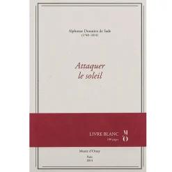 Cahiers Et Carnets<Boutiques de musées Livre blanc - Alphonse Donatien de Sade