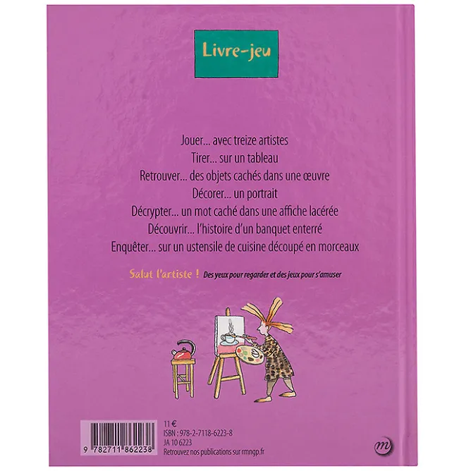 Livres Jeunesse<Boutiques de musées Livre-jeu La bande à Niki, Les Nouveaux Réalistes - Salut l'artiste