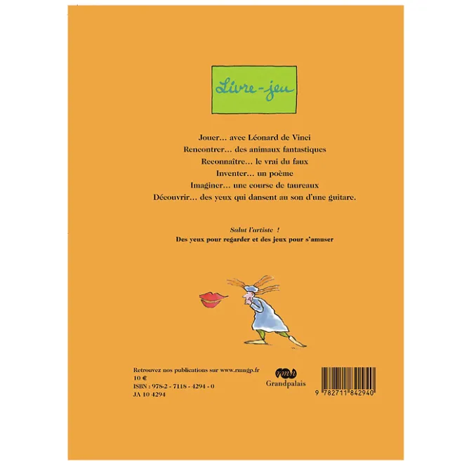 Livres Jeunesse<Boutiques de musées Livre-jeu L'art de Léonard- Salut l'artiste