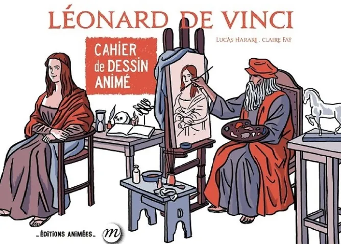 Loisirs Créatifs<Boutiques de musées Léonard de Vinci - Cahier de dessin animé