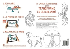 Loisirs Créatifs<Boutiques de musées Léonard de Vinci - Cahier de dessin animé