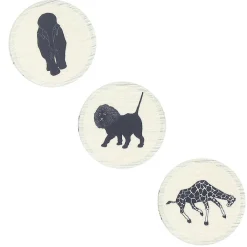 Loisirs Créatifs|Habits Et Accessoires<Boutiques de musées Lot de 3 badges Léopold Chauveau - Savane