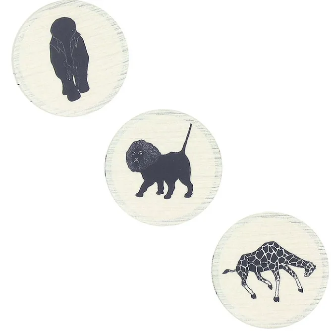 Loisirs Créatifs|Habits Et Accessoires<Boutiques de musées Lot de 3 badges Léopold Chauveau - Savane