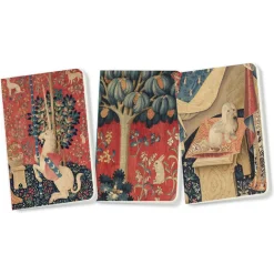 Boutiques de musées Lot de 3 carnets La Dame à la Licorne Clearance