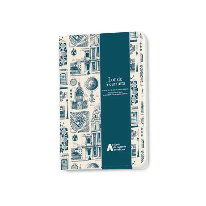 Cahiers Et Carnets<Boutiques de musées Lot de 3 carnets - Musée de l'Armée Architecture