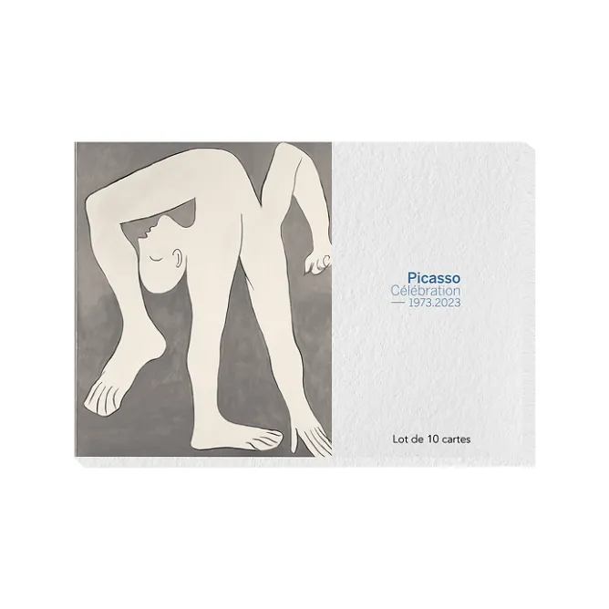 Boutiques de musées Lot de 10 cartes postales - Picasso Célébration 1973-2023 - 14 x 20 cm New
