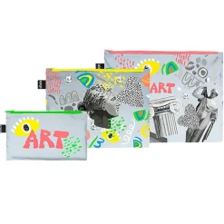 Boutiques de musées Lot de 3 pochettes réfléchissantes Art - Loqi Outlet