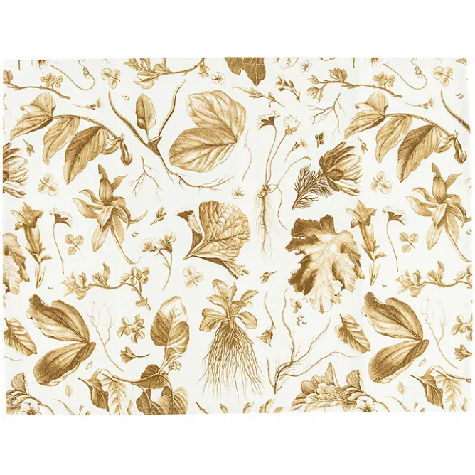 Art De La Table<Boutiques de musées Lot de 2 sets de table L'Herbier du Roi Bronze - 38x50 cm