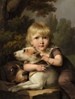 Boutiques de musées Louis Arnault, enfant (toiles sur châssis) Discount