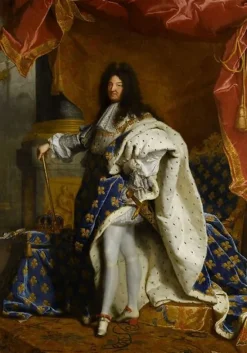 Boutiques de musées Louis XIV, roi de France, portrait en pied en costume royal (panneaux acryliques) Clearance