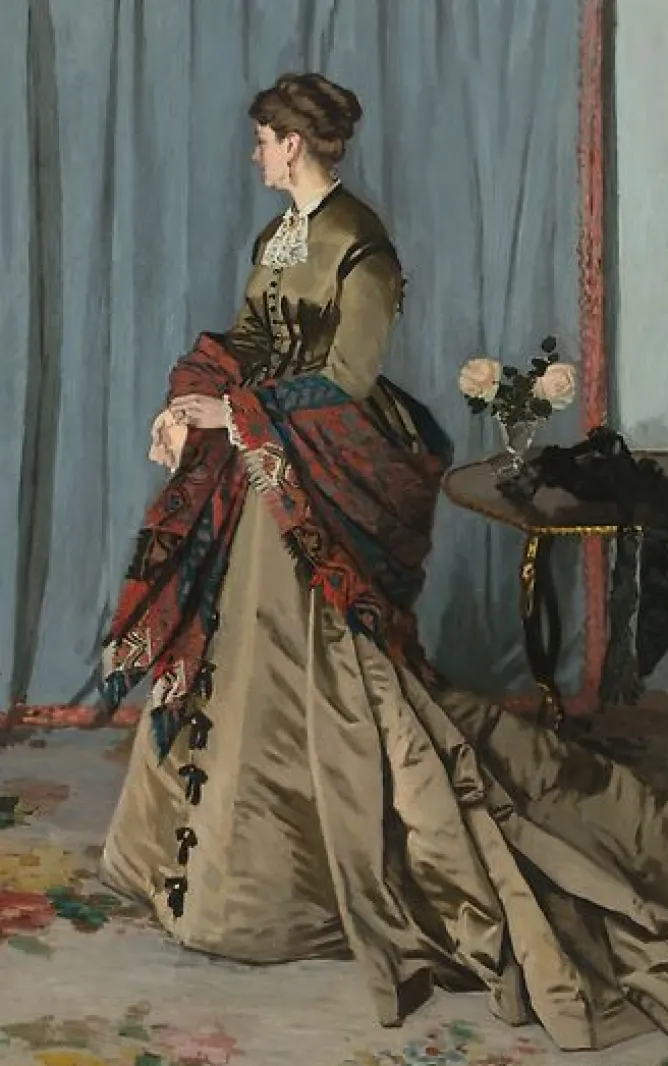 Boutiques de musées Madame Louis Joachim Gaudibert, née Marguerite Marcel (1846-1877), femme d'un négociant du Havre (panneaux aluminium)