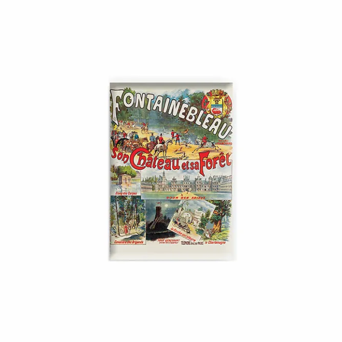 Boutiques de musées Magnet Bischoff - Fontainebleau, son château et sa forêt (Affiche Bischoff), 1891