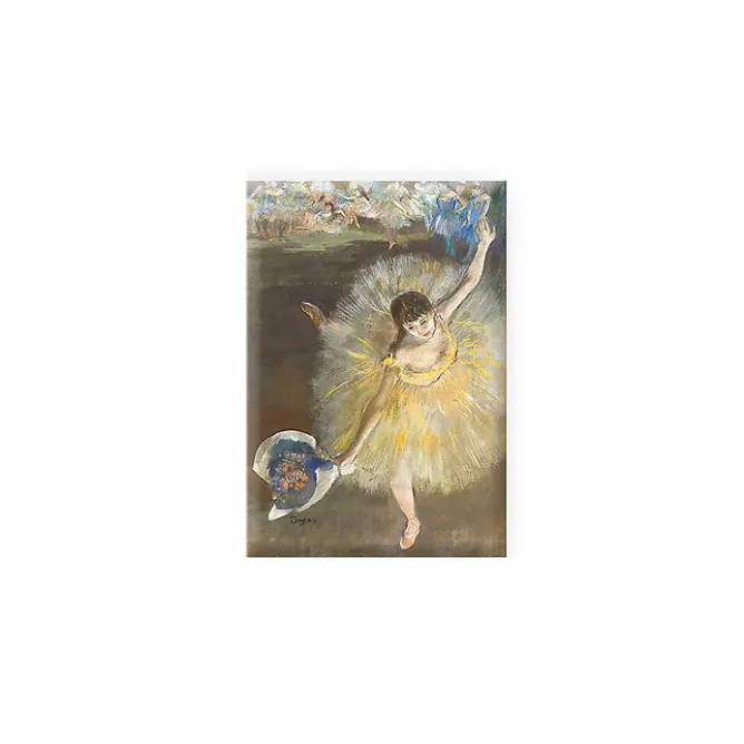 Boutiques de musées Magnet Edgar Degas - Fin d'arabesque, 1876-1877
