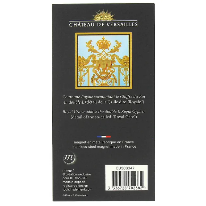 Magnets<Boutiques de musées Magnet en métal Couronne "Royale" Versailles
