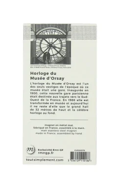 Magnets<Boutiques de musées Magnet Horloge du musée d'Orsay - Argenté